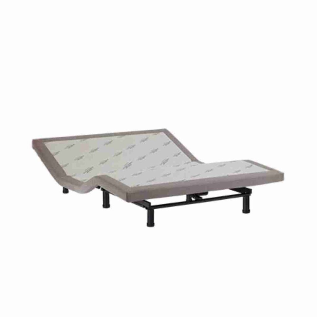 Adjustable bed base with smart controls, LED lighting, and zero gravity position