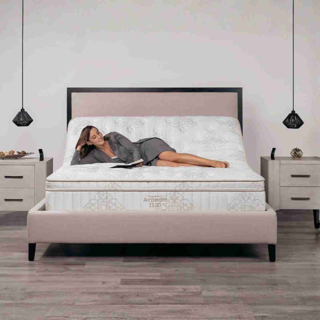 Airpedic 1100 pillow-top adjustable air mattress with luxury comfort and airflow support