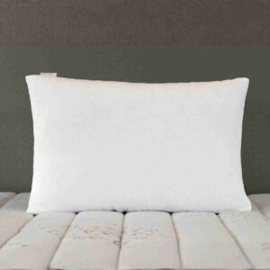 shredded latex pillow with cooling gel fiber adjustable support