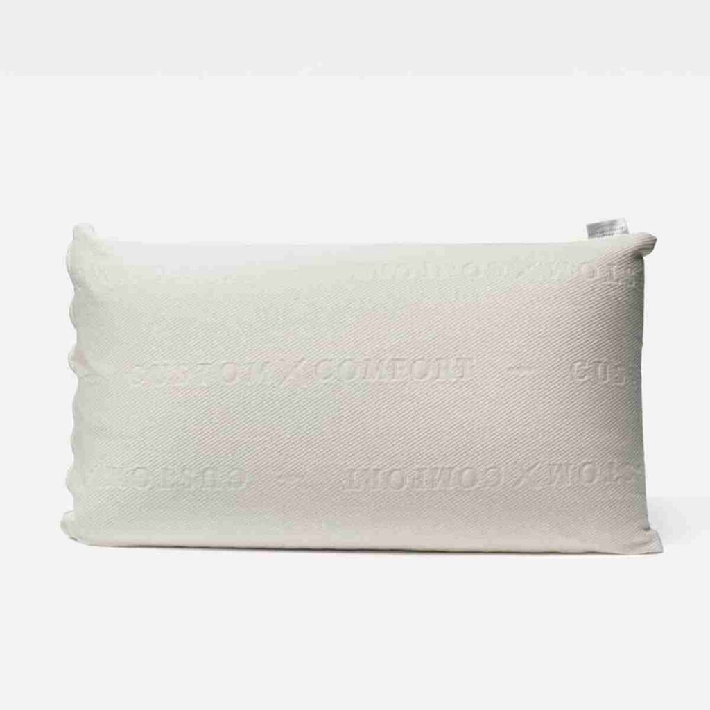 latex pillow supportive breathable natural pillow on bed