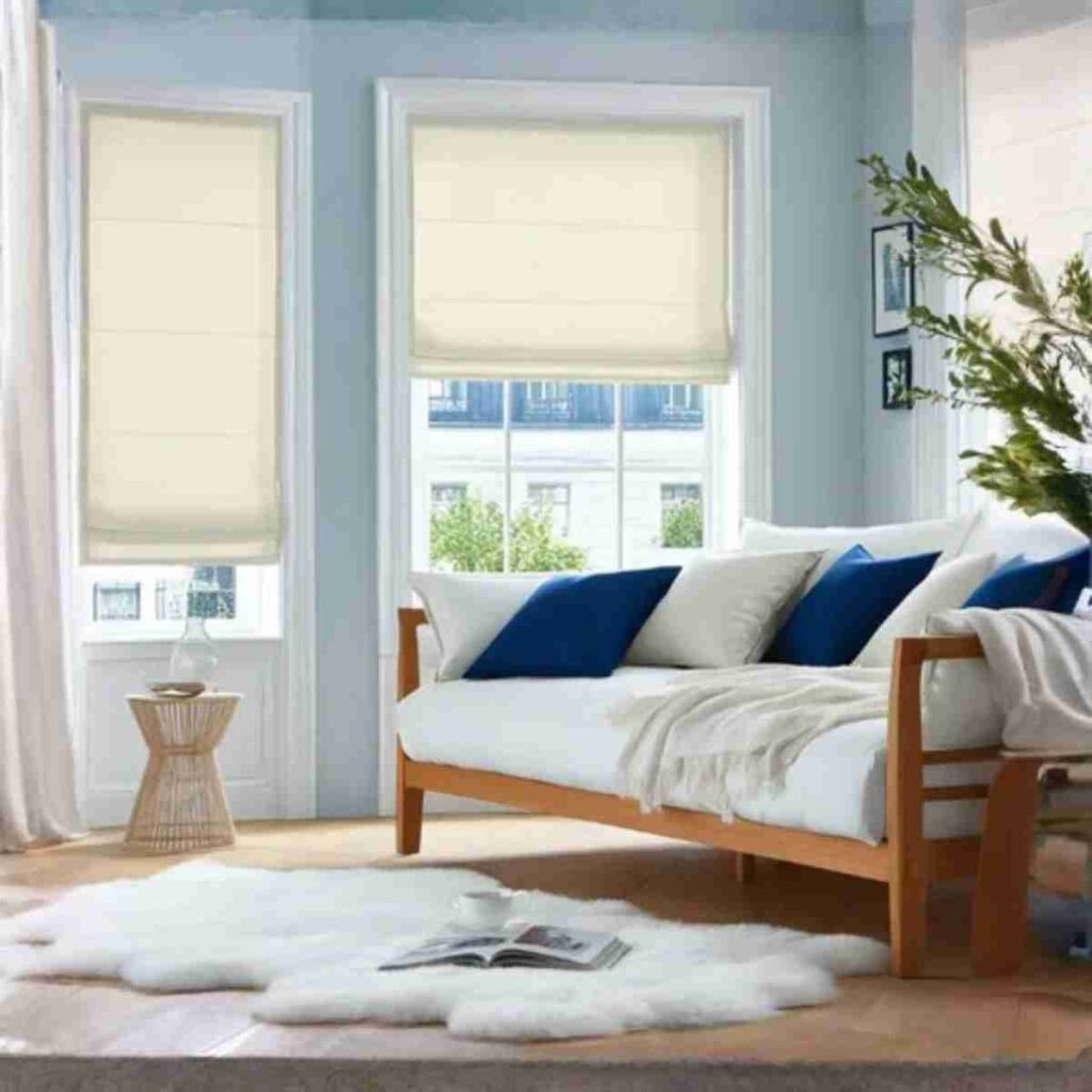 Beige semi blackout roman shades soft neutral tone beige semi blackout roman shades linen soft neutral window shade
