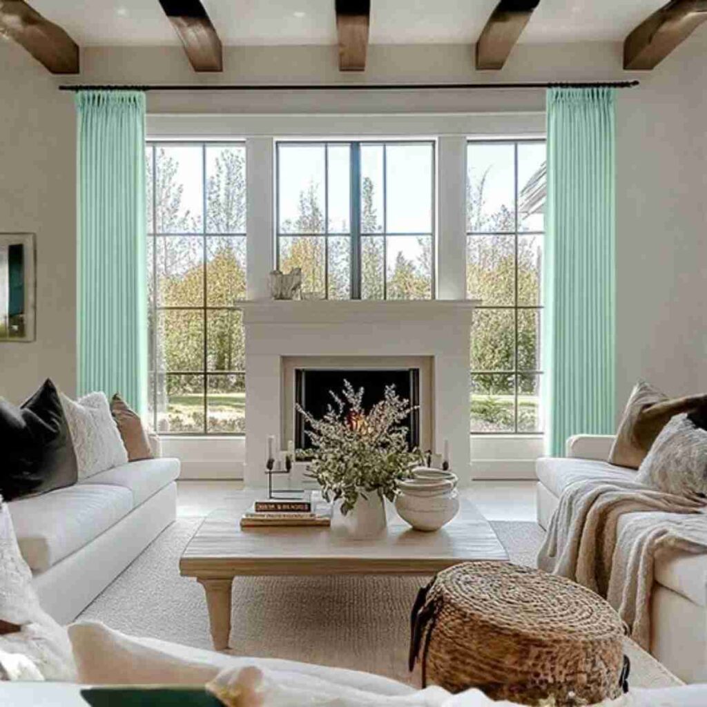 Livia linen pleated curtains mint whisper soft pastel tone livia linen pleated curtains mint whisper soft pastel green elegant drapes