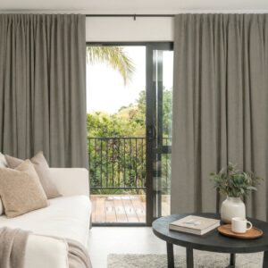 Beautifully arranged bedroom corner focusing on the crisp