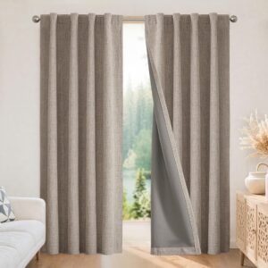 Sleek architectural setup showcasing the smooth horizontal profiles of an integrated natural blackout curtains setup.