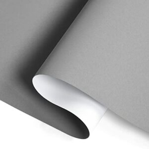 Joydeco window treatment option featuring cordless blackout grey to block bright afternoon sun.