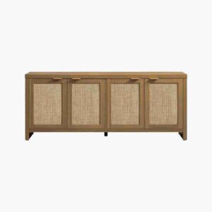Spacious light oak 65 tv stand in a reclaimed finish for modern living rooms.