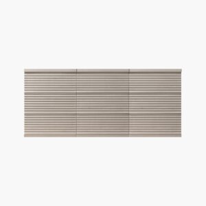 Minimalist Sicotas Stria white alder tall dresser featuring a clean multi-drawer modular design.