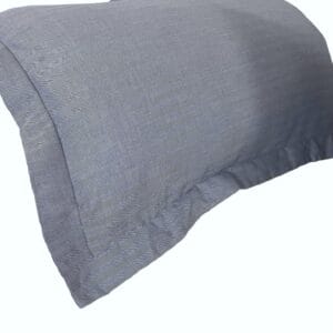 blue sham adding timeless style to the bedroom