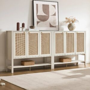 Contemporary hallway featuring shoe cabinet in white cream oak 3 door with organized storage.