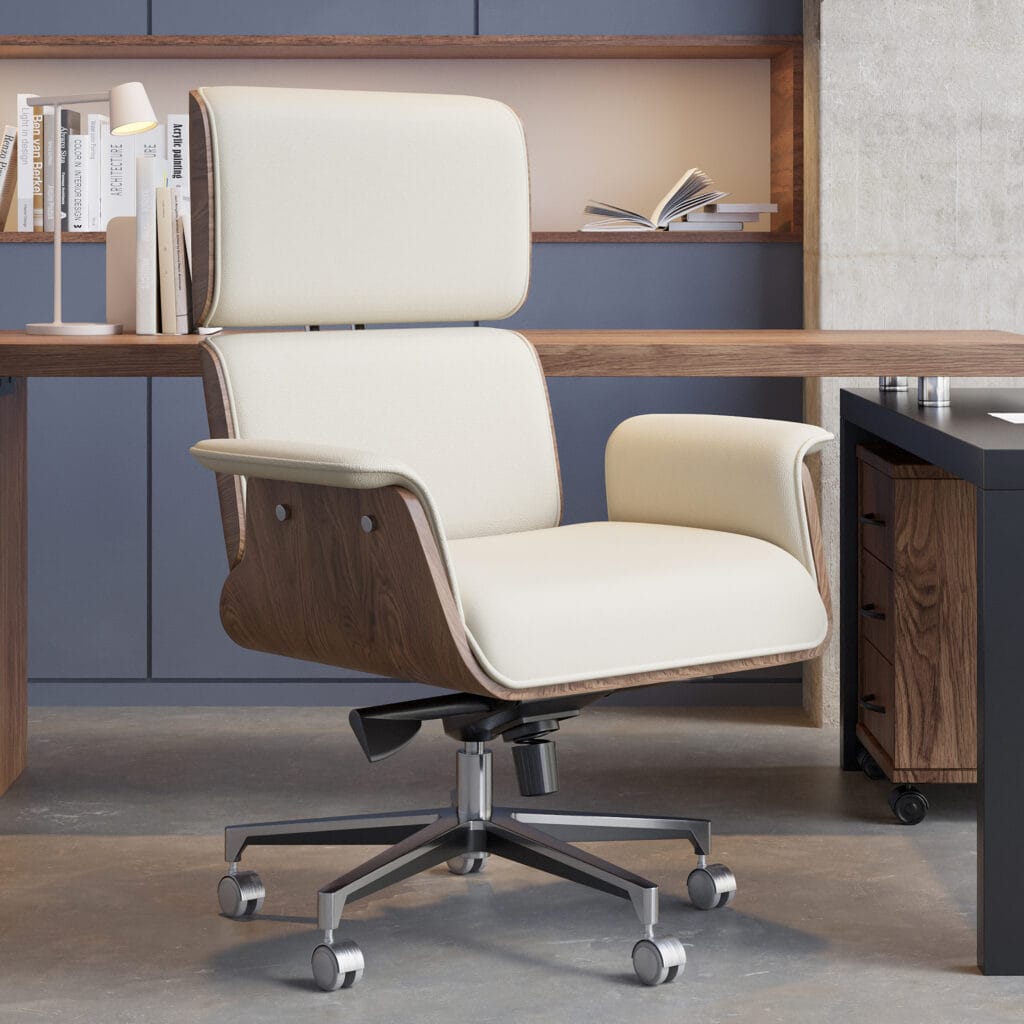 The Sicotas Collection 73 Ergonomic high back office chair with reclining comfort and padded lumbar support.