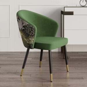 Comfortable velvet dining chairs set of 6 ideal for family gatherings and daily use.